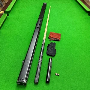 OMIN Winner Premium Snooker Cue Case 57 inch Handmade One Piece Ash Wood Shaft Maple Butt Sleeve 10mm Tip Durable Light Weight