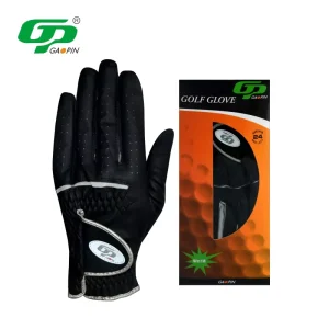 Oem Customized Logo GP Brand GVM 02 Model Black White PU Leather Golf Gloves Right Left Handed Breathable Women Mens