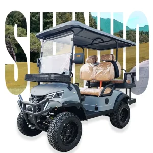 Off Road Golf Cart Gear Airport Golf Cart Powerful Electric Vehicle for Community Transport
