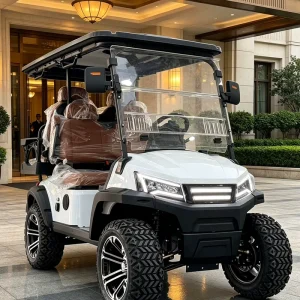 Off Road Tire Grip 4 Seat Electric Golf Cart with Off Road Tires
