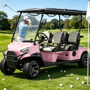 Off road Golf Cart Large Tire Electric Golf Cart 4 seater Golf Car Four Wheel Sightseeing Golf Vehicle