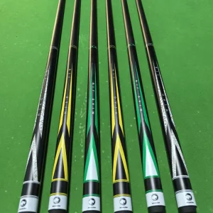 One-section Black Technology Pool Cue Carbon Fiber Shaft Steel Joint Professional Snooker 8-ball Set Domestic