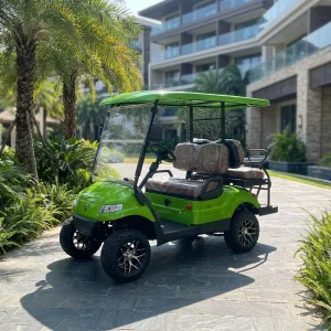 Optional Rain Canopy Foldable Windshield Four Seater Outdoor Camping Leisure Electric Buggy Golf Cart