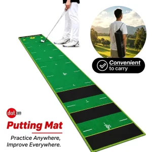 Outdoor Golf Putting Green Mat Weather Resistant Durable Putting Mat for Garden Backyard Patio and Open Air Training