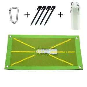 Outdoor Indoor Golf Training Mat for Swing Detection Replaceable