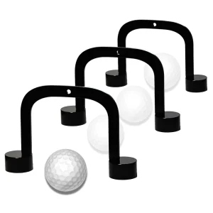Outdoor Indoor Movable Metal Golf Putting Gate 3 Sizes Putting Trainers with Different Distances Golf Aids for Practicing