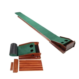 Outdoor Indoor Putting Green Golf Training Aids Golf Putting Mat With Ball Return