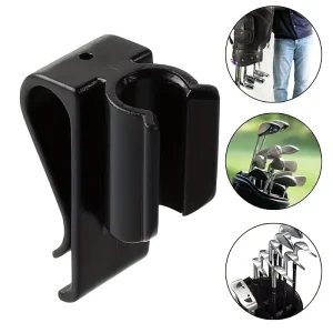Outdoor Sport Golf Club Bag Golf Putter Clamp Holder Club Clip Training Aid Golf Push Cart Clip Holder Clamp Securing Golf Putter
