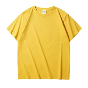 Oversized T Shirt 210gsm Heavyweight Cotton Mens Loose Fit Blank Tee Custom Printing Clothing Supplier Manufacturer