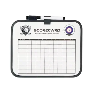 PGK PGK F81 Portable Whiteboard Scorecard & Holder Golf Competitions Convenient Erasable Board Small Size Optimal Use