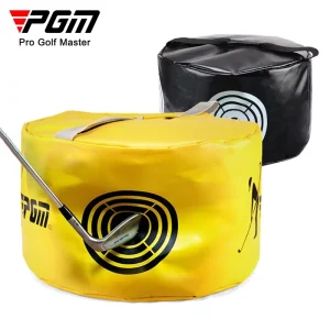 PGM Golf Swing Trainer Practice Bag Waterproof Nylon Yellow Black