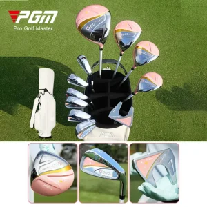 PGM LTG079 Women’s Right handed Beginner Golf Club Complete Set 11 Clubs Titanium Driver