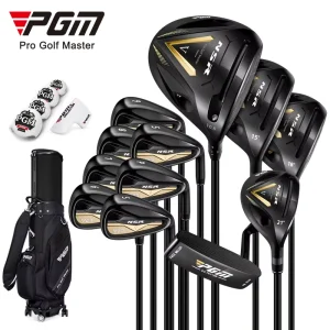 PGM MTG056 High Rebound Long Distance Right Handed Titanium Driver Head 12-Piece Full Set Golf Clubs for Men Custom Logo Option