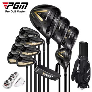 PGM MTG056 NSR 5 Right Handed Advanced Men Golf Clubs Complete Set with Travel Golf Bag