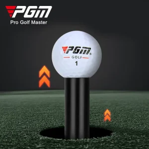 PGM QT020 360 Free Bending Black Golf Simulator Rubber Tees for Golf Ball Platform