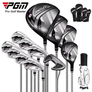 PGM Women’s Professional Golf Set Full Set High Rebound Combination Golf Clubs LTG041 Model 111.76mm Club Length