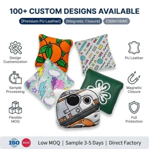 PRIMUS GOLF Custom Golf Magnetic square Mallet Putter Cover High Quality Golf Club Head Covers Headcovers