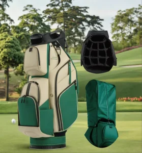 PRIMUS GOLF Custom logo Golf Bag Waterproof Pu Leather Golf Cart Bag with 14 Way Full Length Divider