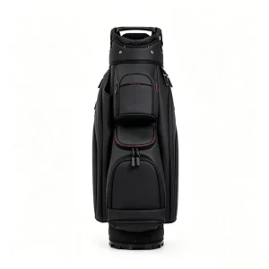 PRIMUS GOLF Custom logo Pu Leather Zipper Hasp Closure 14 Dividers Waterproof Lightweight Golf Cart Bags