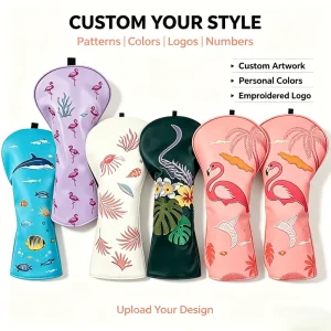 PRIMUS GOLF Customized Logo Head Cover Set Golf Accessories Golf Iron Driver Putter Head Cover Golf Club Headcovers