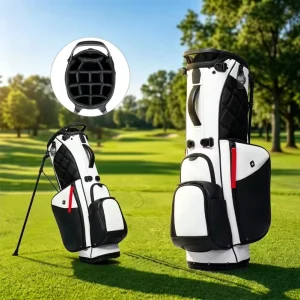 PRIMUS GOLF Luxury Golf Stand Bag Leather Customized 6 14 Way Ghost Vessel Jones Stitch Lightweight Golf Bag