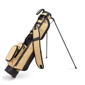 PRIMUS GOLF Par 3Custom Light Weight Brown&black Golf Bag Stand High Quality Nylon Pencil Golf Bag