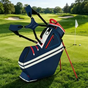 PRIMUS GOLFCustom Blue Waterproof Other Material Lightweight Large Capacity Pockets 14Way Golf Stand Bag