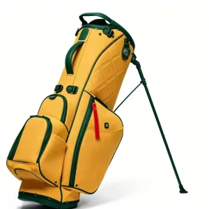 PU 14 Way Divider Golf Bag Detachable Ergonomic Shoulder Strap Multi Pocket Golf Bag with Magnetic Pocket and Ice Pack