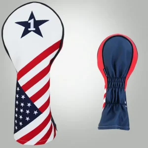 PU Custom Fairway Wood Golf Club Cover USA Style
