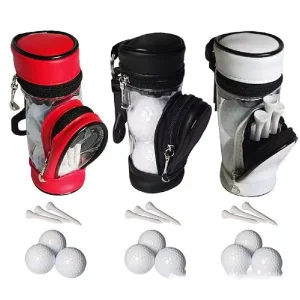 PU Golf Pouch Waterproof Wear resistant Golf Mini Bag Portable Durable Golf Accessories