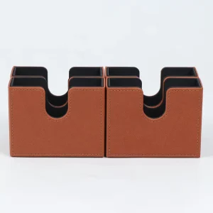 PU Large Capacity Trading Card Games Storage Deck Boxes with Customized Logo