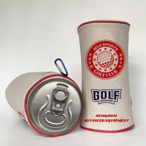 PU Leather Barrel-Shaped Golf Driver Headcover
