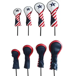 PU Leather Custom Golf Club Cover Set for Driver