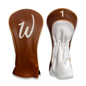 PU Leather Custom Logo Golf Driver Headcover