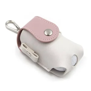 PU Leather Golf Ball Tee Holder Pouch Accessory Club Souvenir Gifts with Convenient Ball Bag