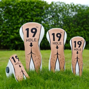 PU Leather Golf Club Cover Driver Wood Private Label Club Golf Headcover