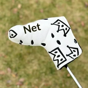 PU Leather Golf Club Headcover for Woods and Drivers, Waterproof