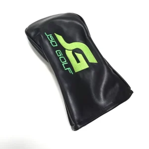 PU Leather Golf Club Headcover with Custom Embroidery