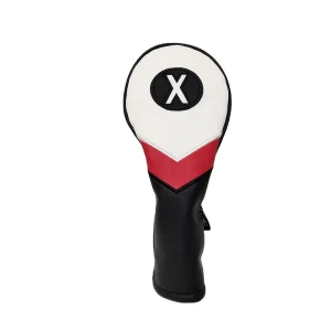 PU Leather Golf Driver Head Covers Custom Printed Embroidery Logo Golf Club Protective Supplies