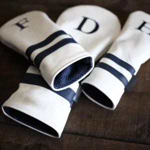 PU Leather Golf Driver Headcover Custom Design Golf Headcovers OEM Logo Golf Club Head Covers