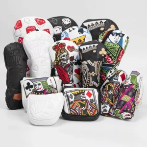 PU Leather Golf Driver Headcover Protective Golf Club Cover