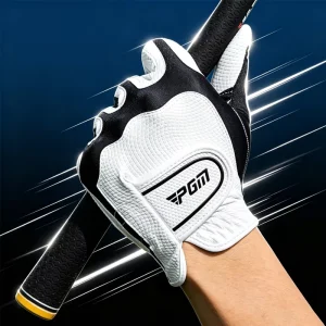 PU Leather Golf Gloves Non Slip Breathable Wear Resistant Left Hand Available Custom Logo Golf Training Gloves for Men Women