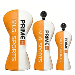 PU Leather Golf Head Covers Professional Perfect Golf Driver Fairway Hybrid Head Cover