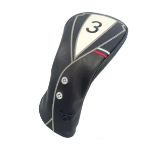 PU Leather Golf Headcovers Fairway Wood Custom Golf Club Head Cover