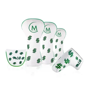 PU Leather Printing Embroidery Golf Headcovers Club Head Cover Driver Golf Accessories