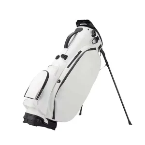 PU Leather Waterproof Golf Stand Bag with 14 Dividers