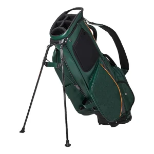 PU Leather Waterproof Lightweight Golf Stand Bag with 5-Way Top Dividers