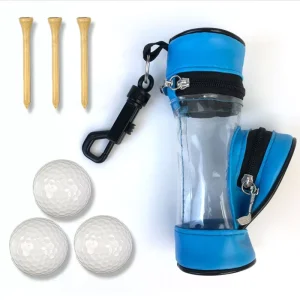 PU Waterproof Golf Ball Bag Creative Small Waist Bags Outdoor Sports Carrying Bag