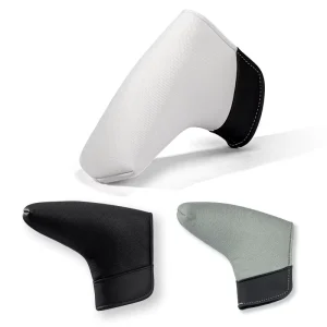 PU White Black Golf Putter Head Cover Portable Golf Club Protectors for Men and Women Golf Headcovers