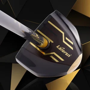 Park Golf Club Single Right Handed Men’s Women’s Putter with Rubber Grip Carbon Fibre Club Head ~530g Durable Low Center Gravity